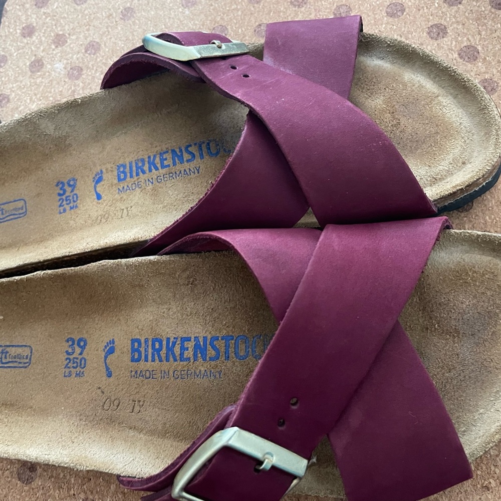 Birkenstock Sienna Vegan Big Buckle sandals 39 Narrow.